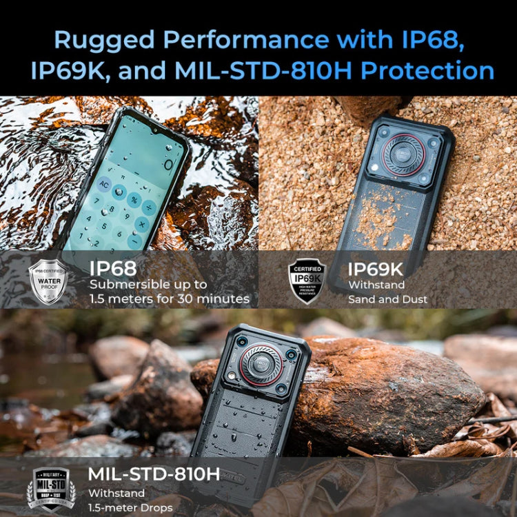 Oukitel WP36 Pro, 6GB+256GB, IP68/IP69K, Fingerprint Identification, 10600mAh, 6.52 inch MediaTek MT8788 Octa Core, NFC, OTG, Network: 4G, WP36 Pro, 6GB+256GB Oukitel WP36 Pro, 6GB+256GB, IP68/IP69K, Fingerprint Identification, 10600mAh, 6.52 inch MediaTek MT8788 Octa Core, NFC, OTG, Network: 4G, WP36 Pro, 6GB+256GB